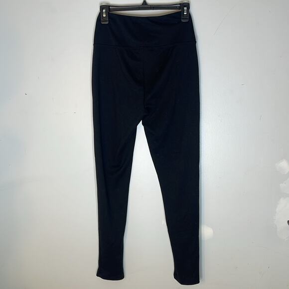INC Black Zipper Pocket Detail Pull On Polyester Skinny Pants Leggings Size Med - Picture 4 of 8